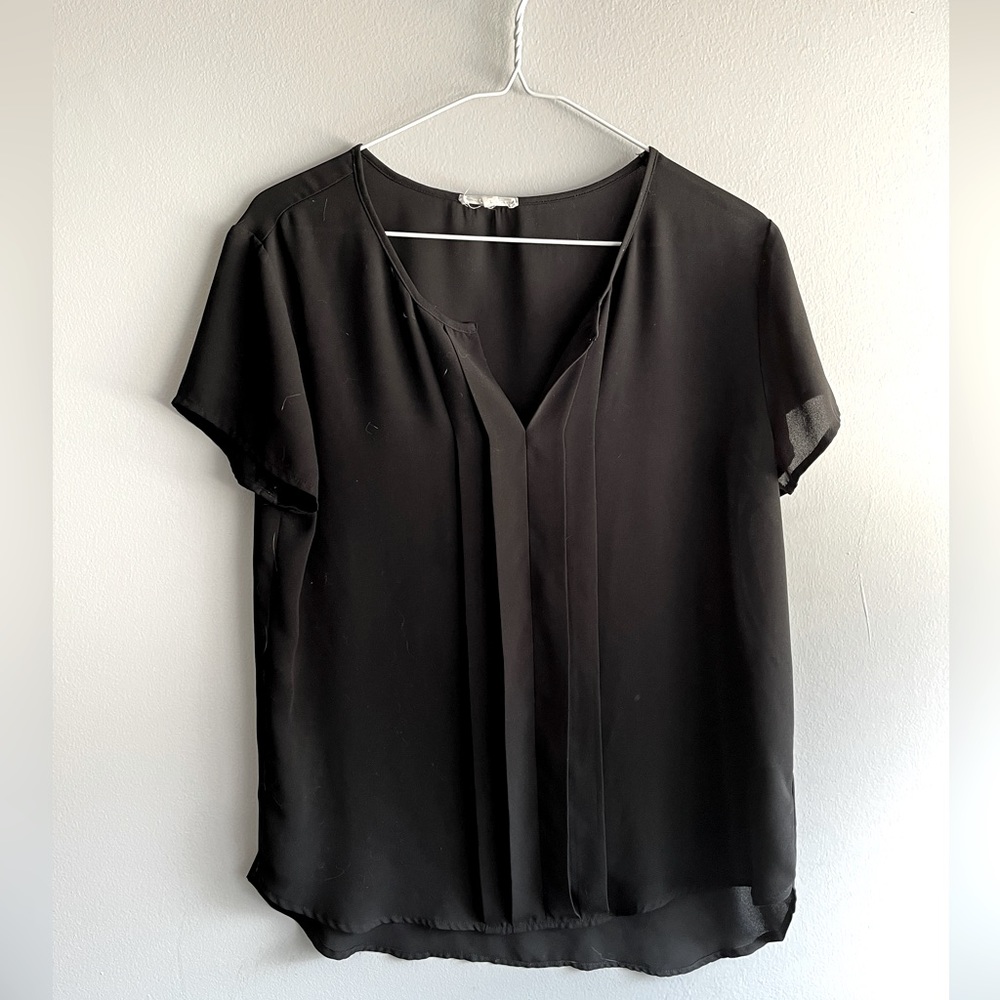 Dleione Black Blouse